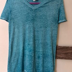 *Flawed* Victoria's Secret Teal V-Neck Short Sleeve Tee
